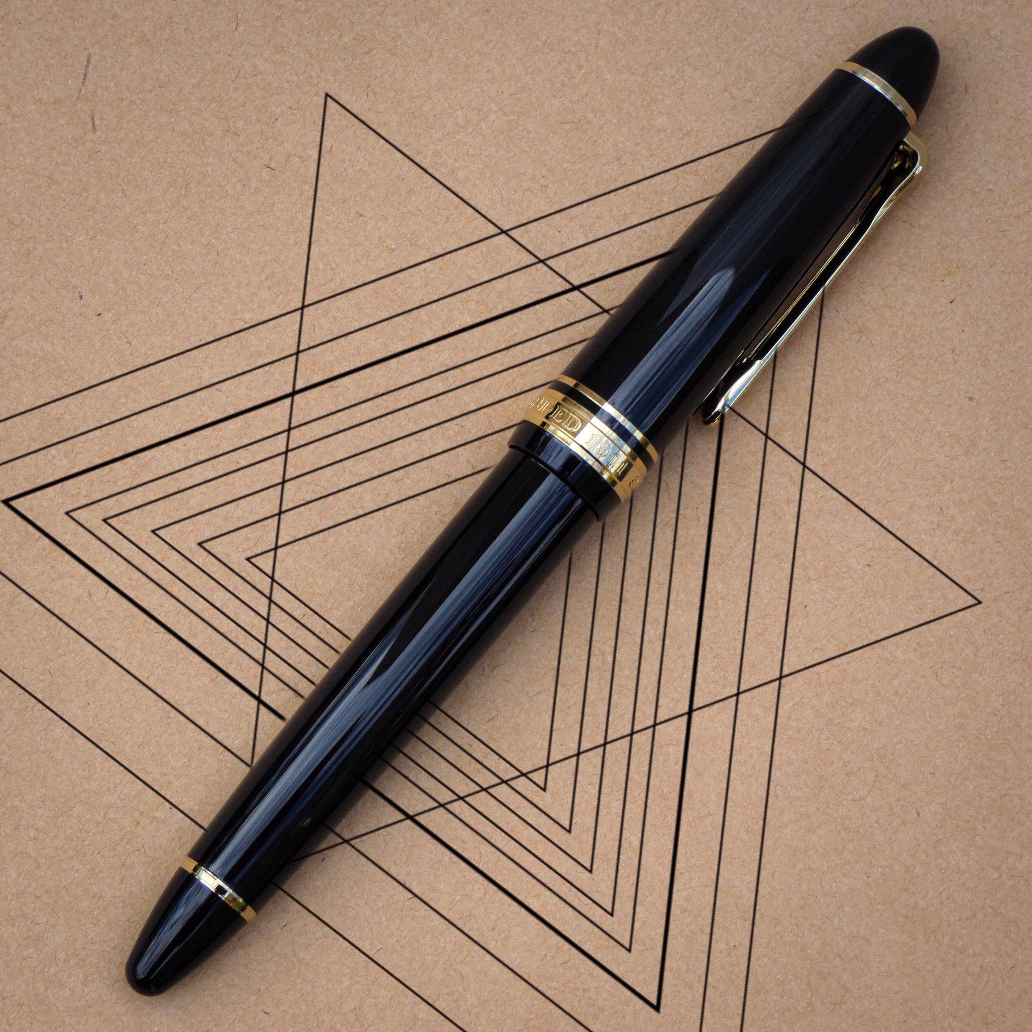 Bút Máy Sailor 1911 Profit Casual Gold Trims - Black - Đen