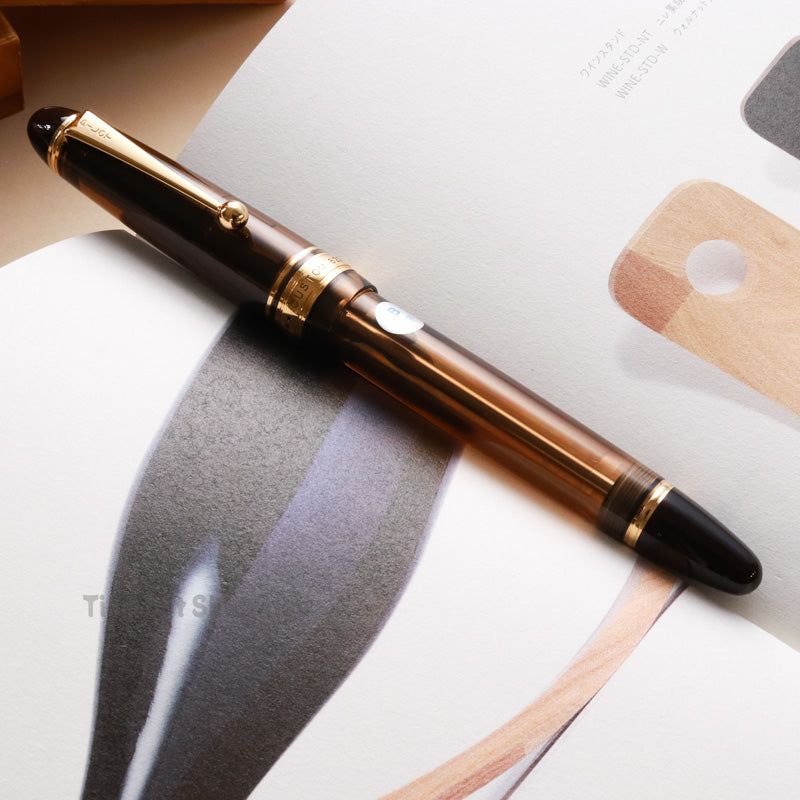Bút Máy Pilot Custom 823 - Transparent Brown - Nâu Trong Suốt