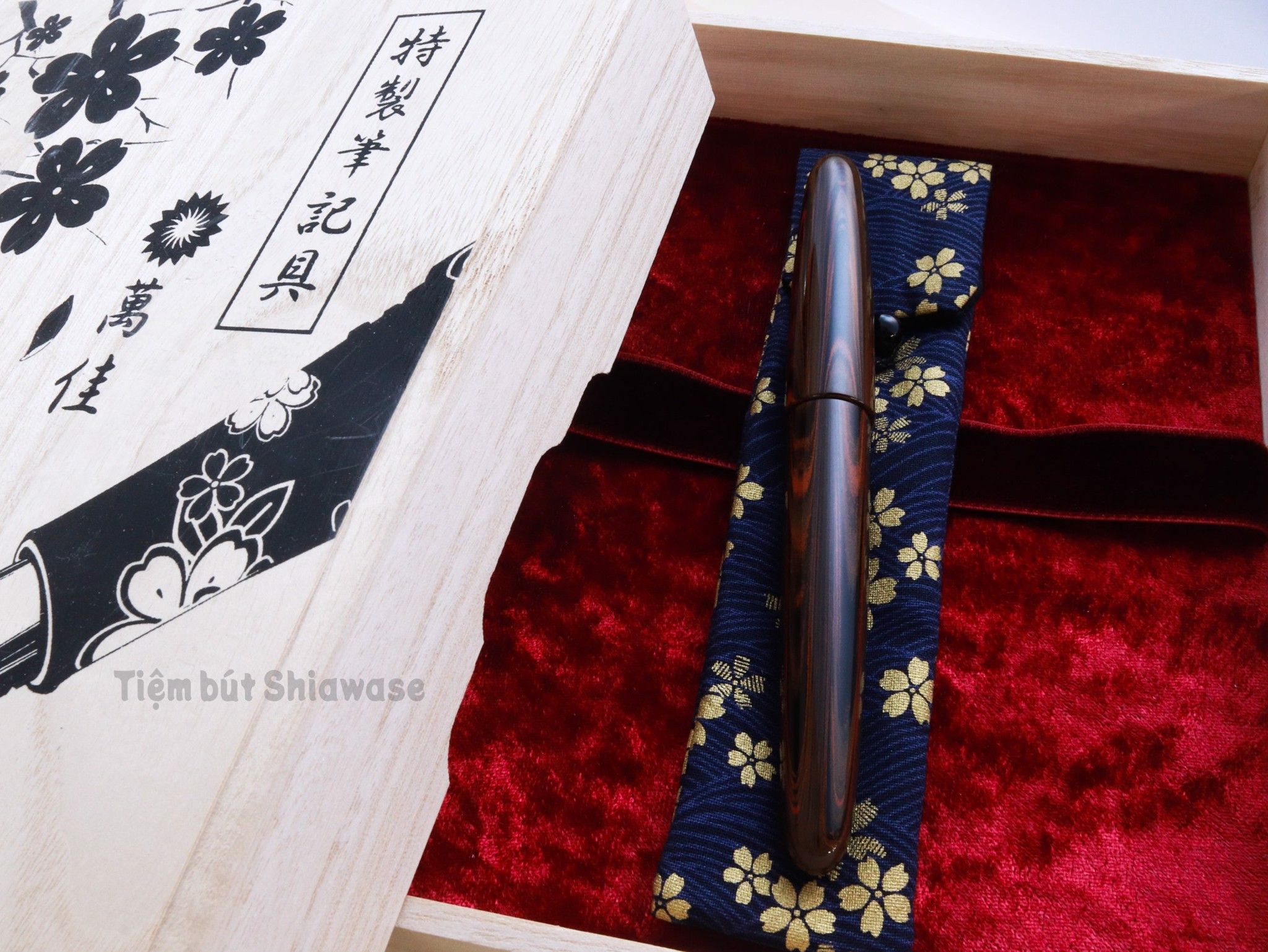 Bút Máy Wancher Dream Pen True Ebonite - Marble Brown - Nâu Cẩm Thạch