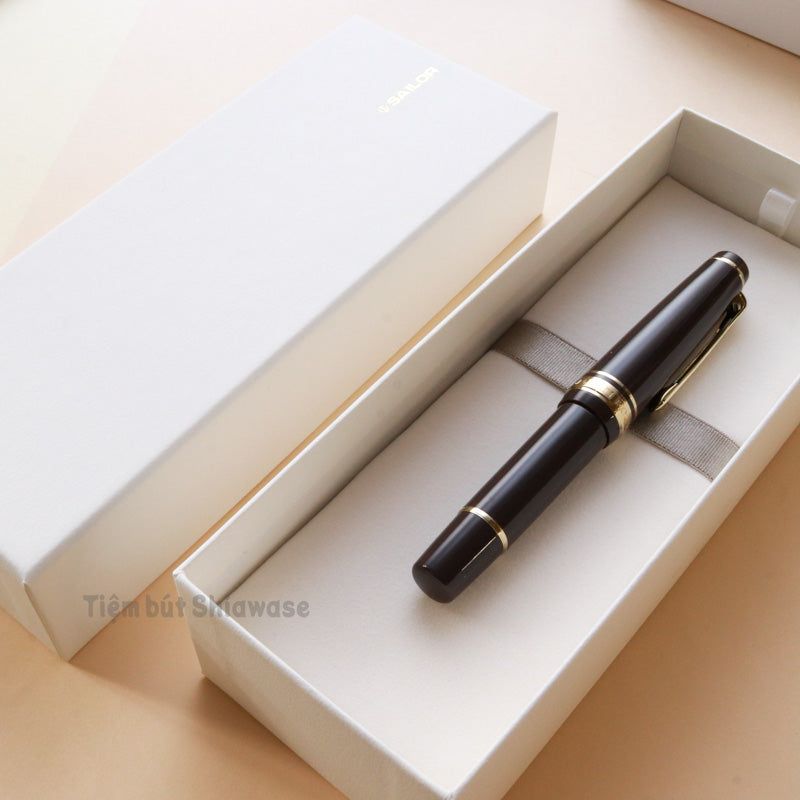 Bút Máy Sailor Professional Gear Slim Mini Morocco 14K - Puff Brown