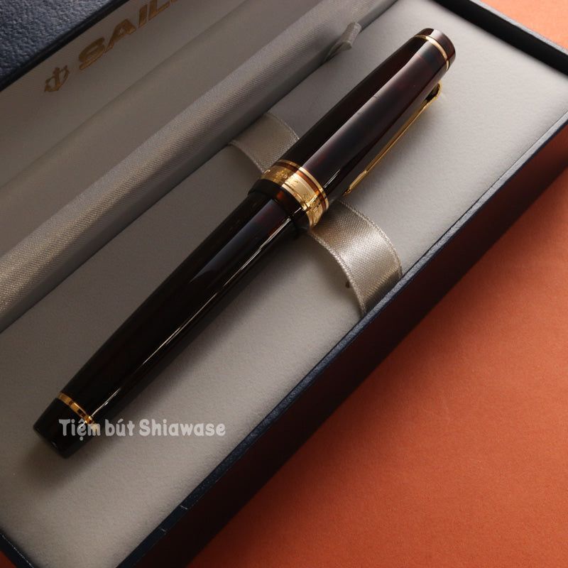 Bút Máy Sailor Wancher Professional Gear 21K Moca Brown