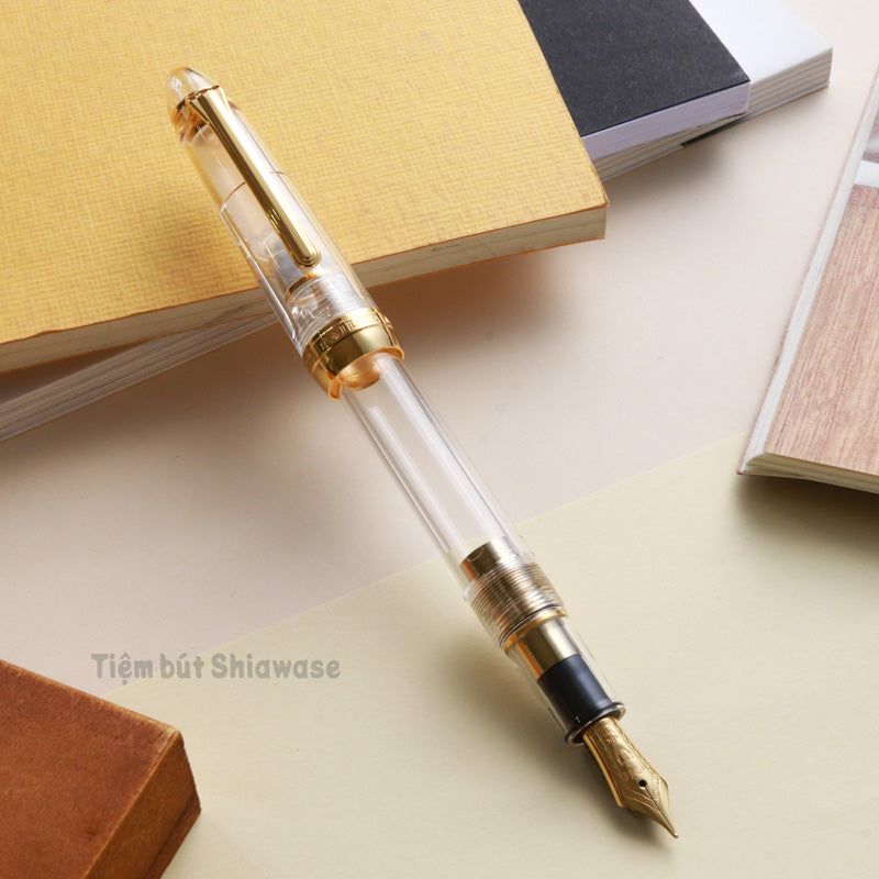 Bút Máy Sailor 1911 Profit Standard 14K Bản Hiếm - Transparent - Trong Suốt