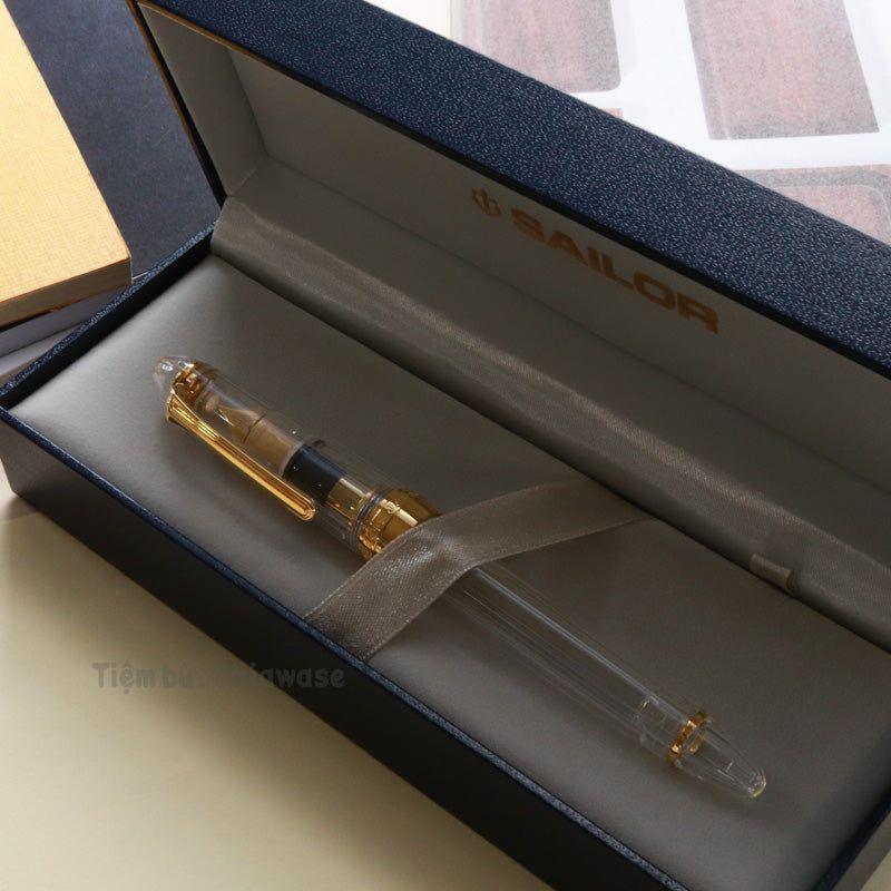 Bút Máy Sailor 1911 Profit Standard 14K Bản Hiếm - Transparent - Trong Suốt