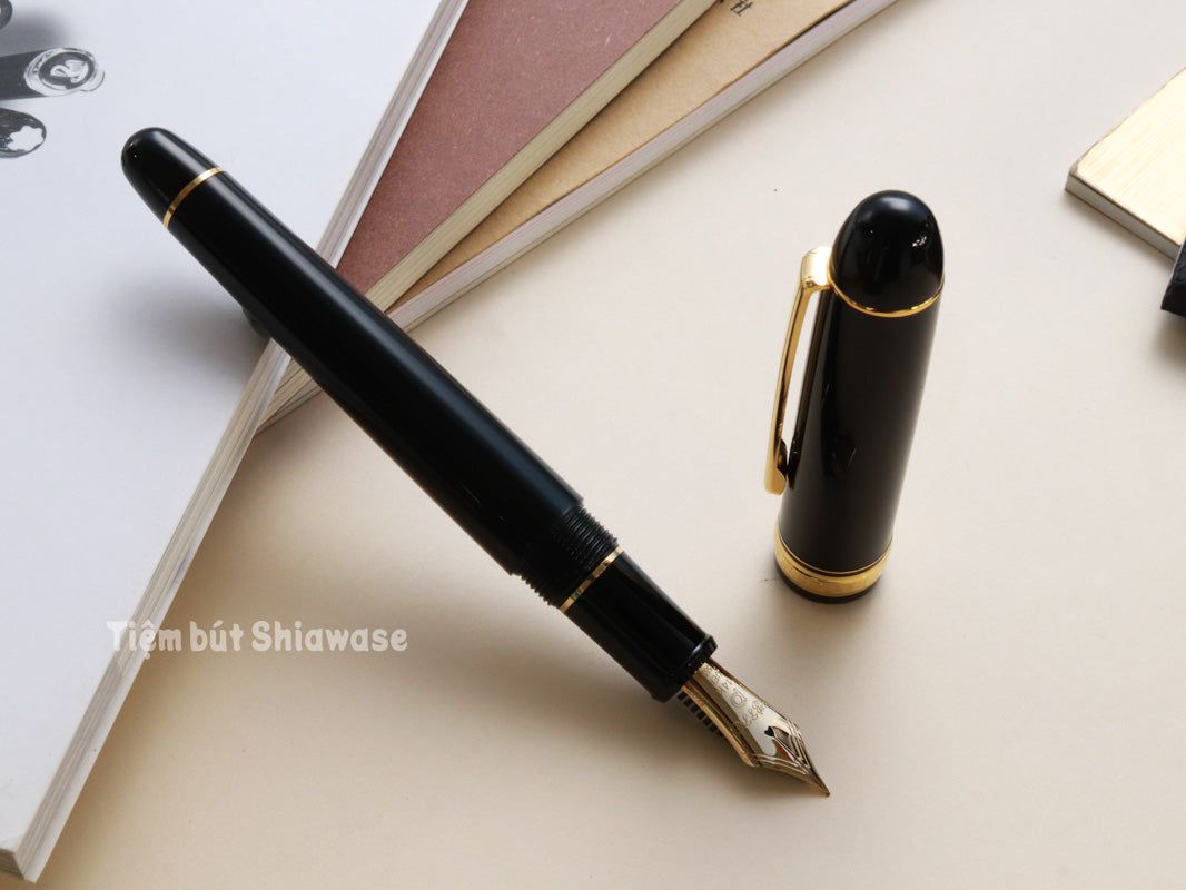 Bút Máy Platinum #3776 Century Slip & Seal 14K - Black - Đen