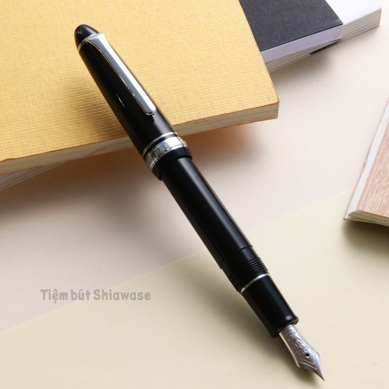 Bút Máy Sailor 1911 Profit Light 14K Rhodium Trims - Black - Đen