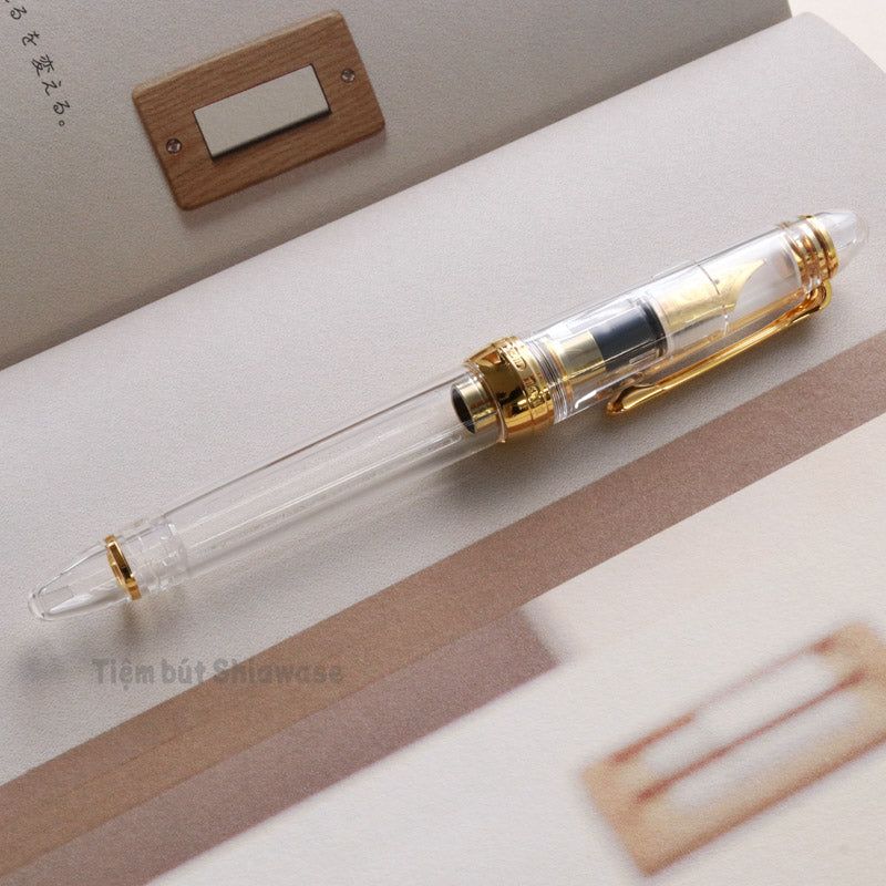 Bút Máy Sailor 1911 Profit Standard 14K Bản Hiếm - Transparent - Trong Suốt