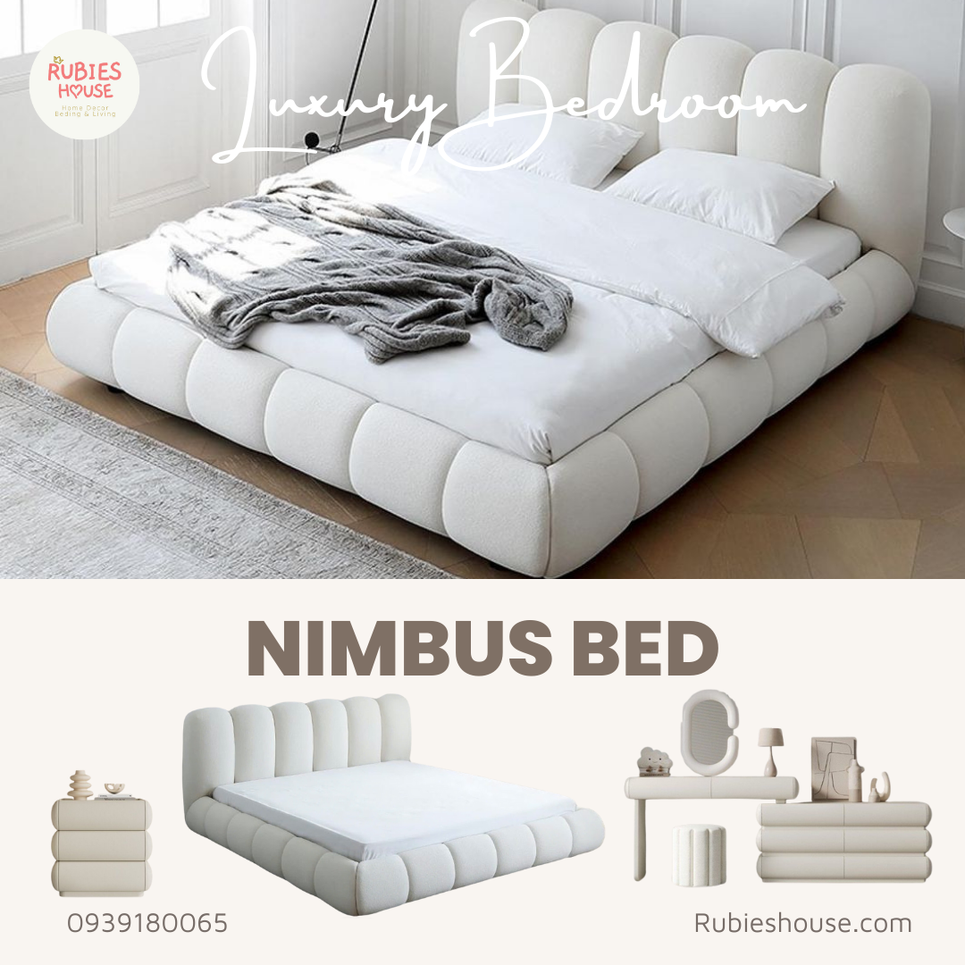 COMBO NIMBUS BED- Combo phòng ngủ Bắc Âu Rubies House