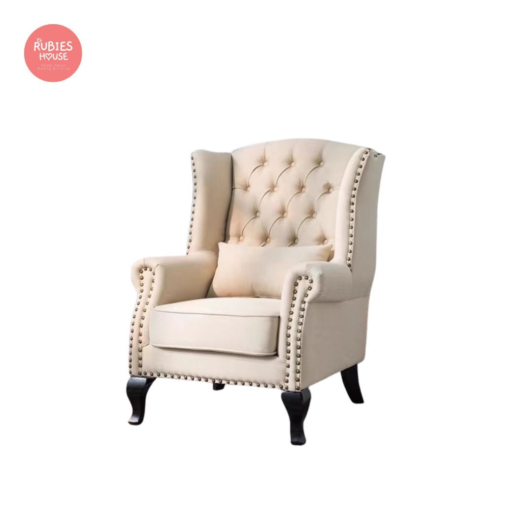 Sofa đơn cao cấp FARMHOUSE STYLE LARKI Bắc Âu Rubies House