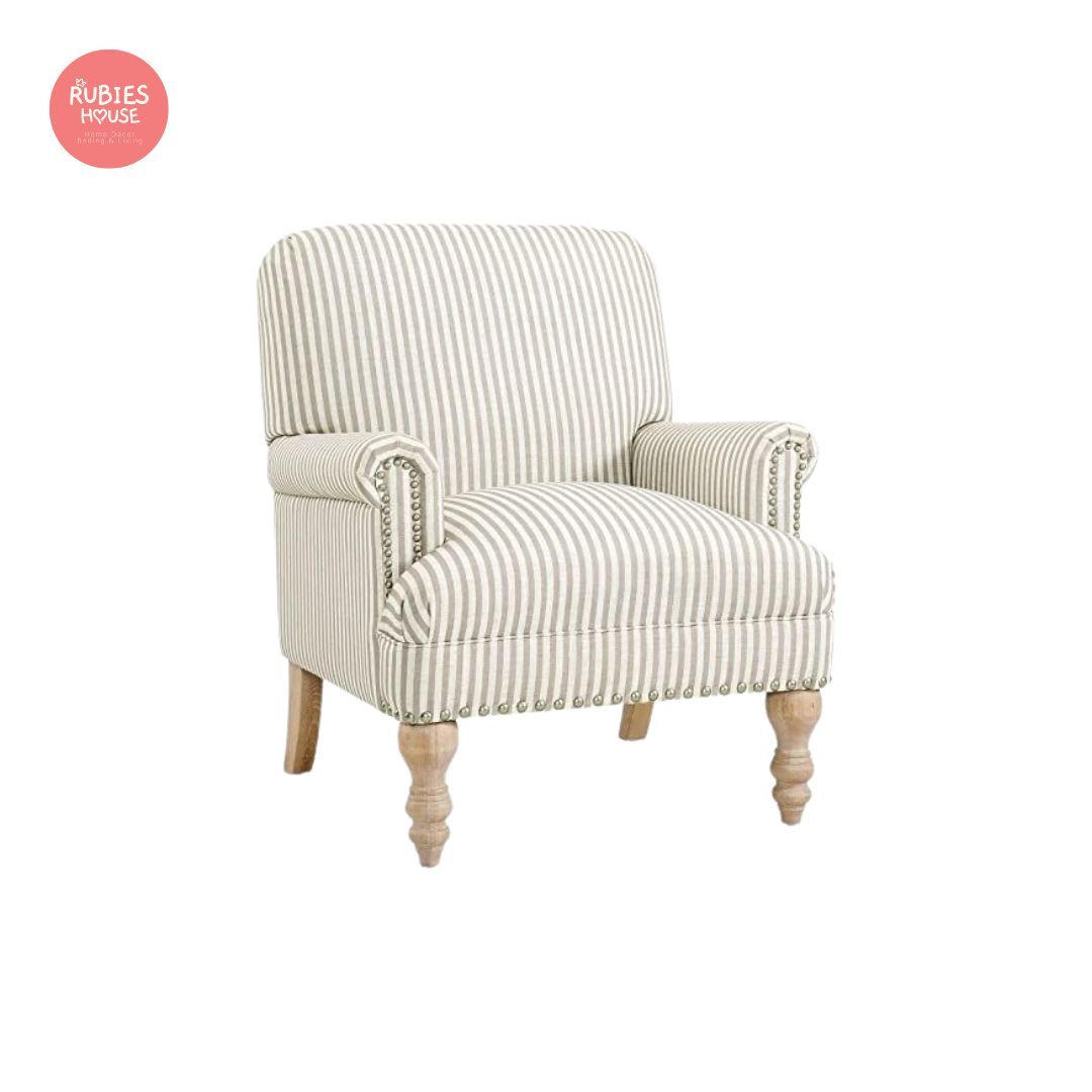 Sofa đơn cao cấp FARMHOUSE STYLE REMY Bắc Âu Rubies House