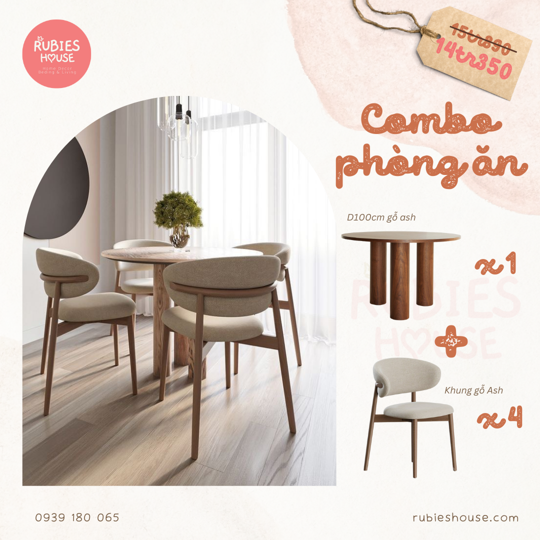 COMBO ELEPHANT- Combo phòng ăn Rubies House