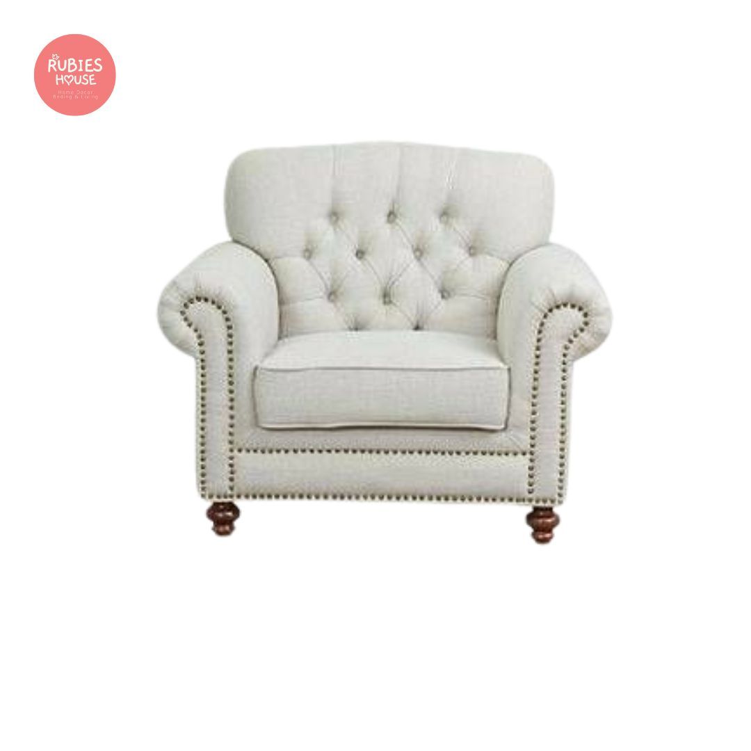 Sofa đơn cao cấp FARMHOUSE STYLE JILI Bắc Âu Rubies House