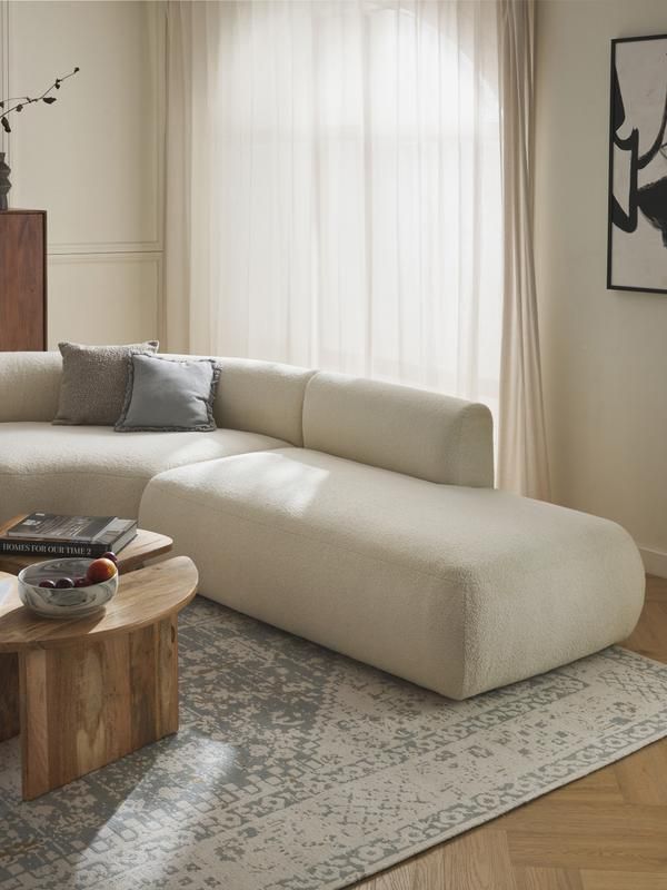 Sofa góc L phòng khách Divine Sofa Bắc Âu Rubies House