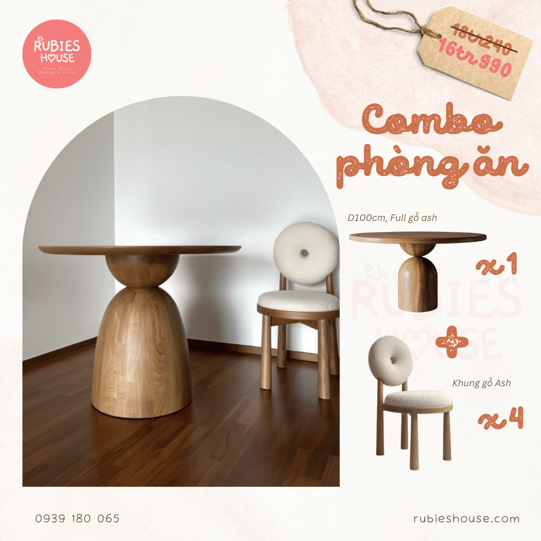 COMBO AREA 2- Combo phòng ăn Rubies House