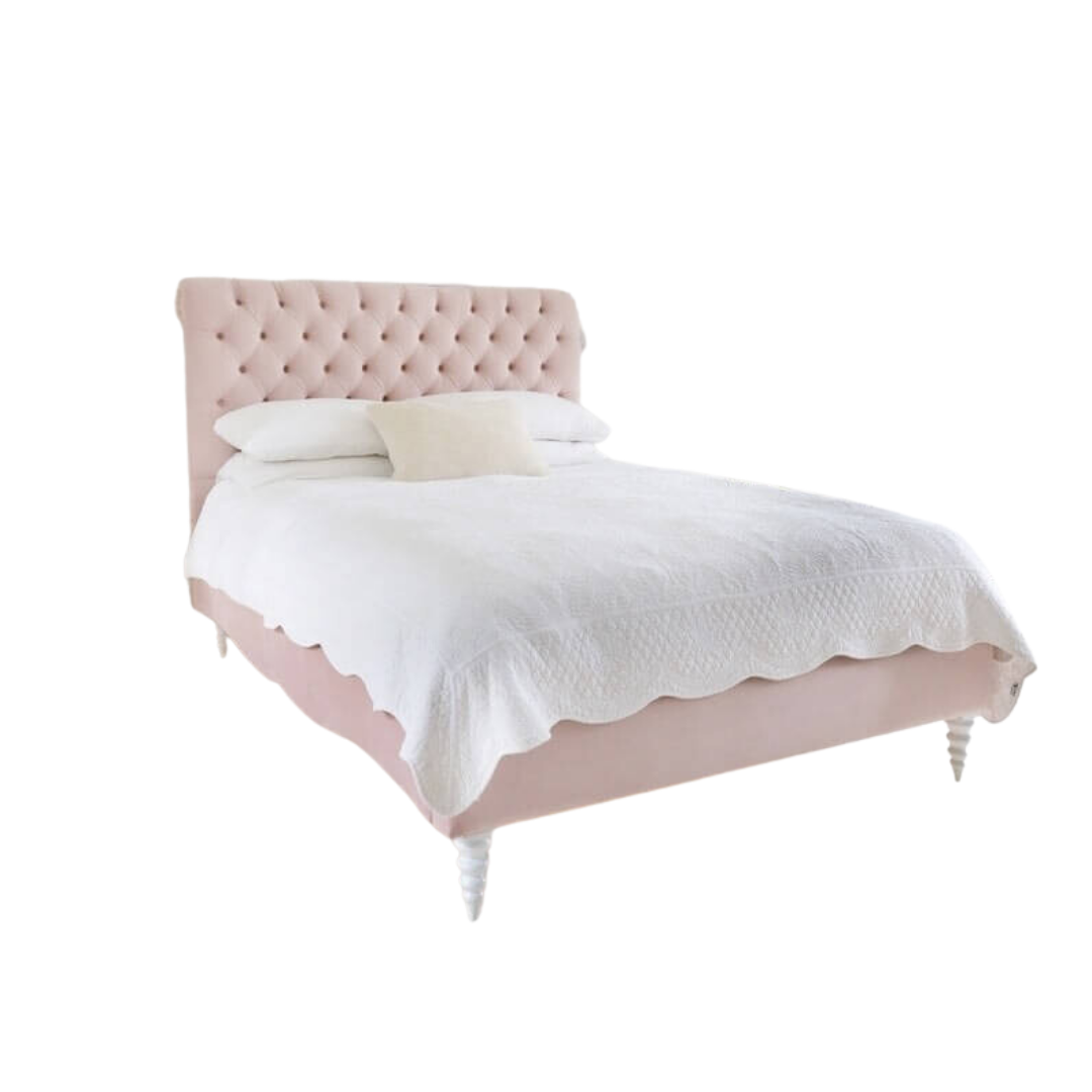 Giường ngủ bọc nệm cao cấp Queen Bed phong cách Bắc Âu Rubies House