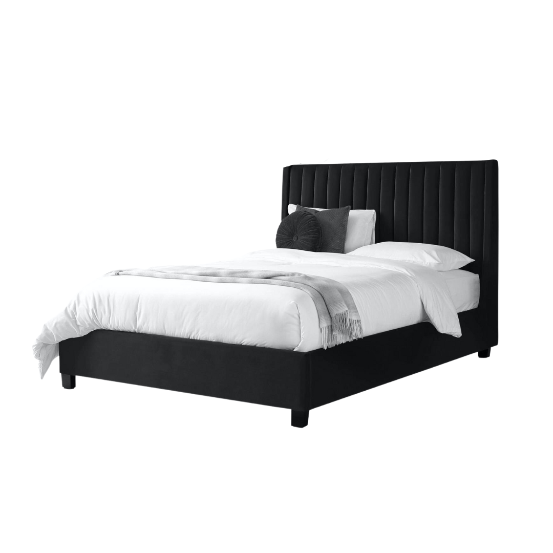 Giường ngủ bọc nệm cao cấp Amalfi Bed phong cách Bắc Âu Rubies House