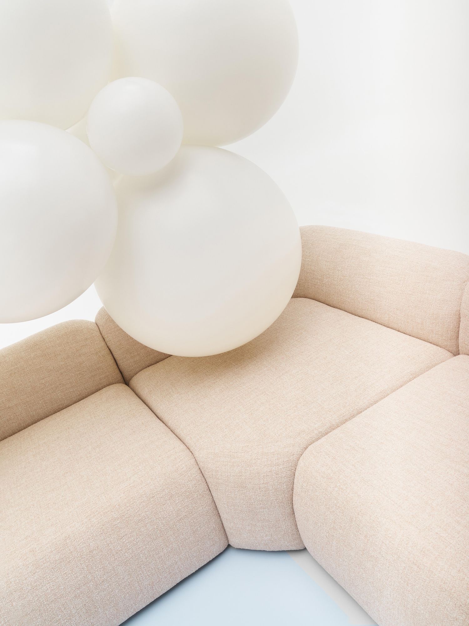 Sofa góc L phòng khách Candy Sofa Bắc Âu Rubies House