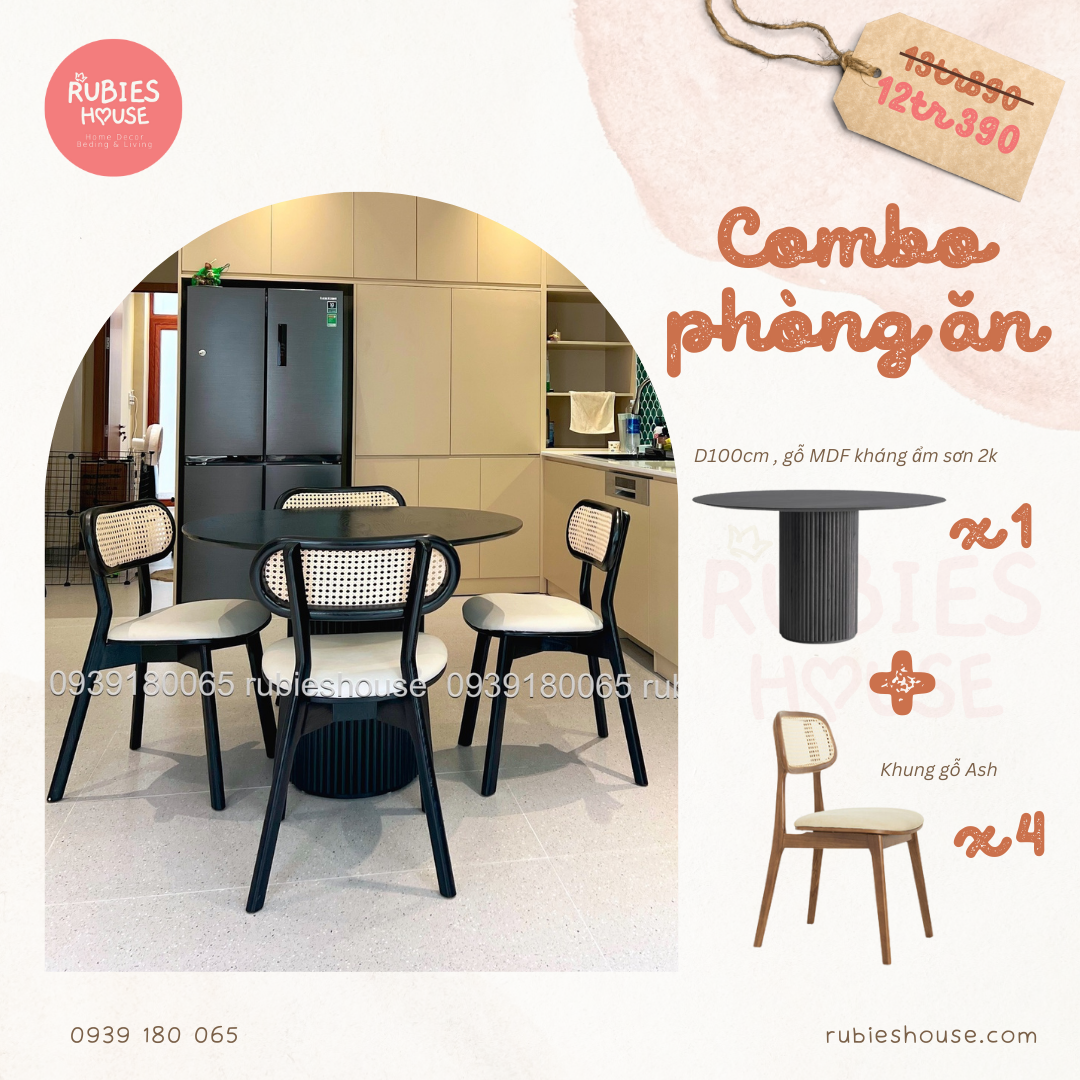 COMBO MONO 2- Combo phòng ăn Rubies House