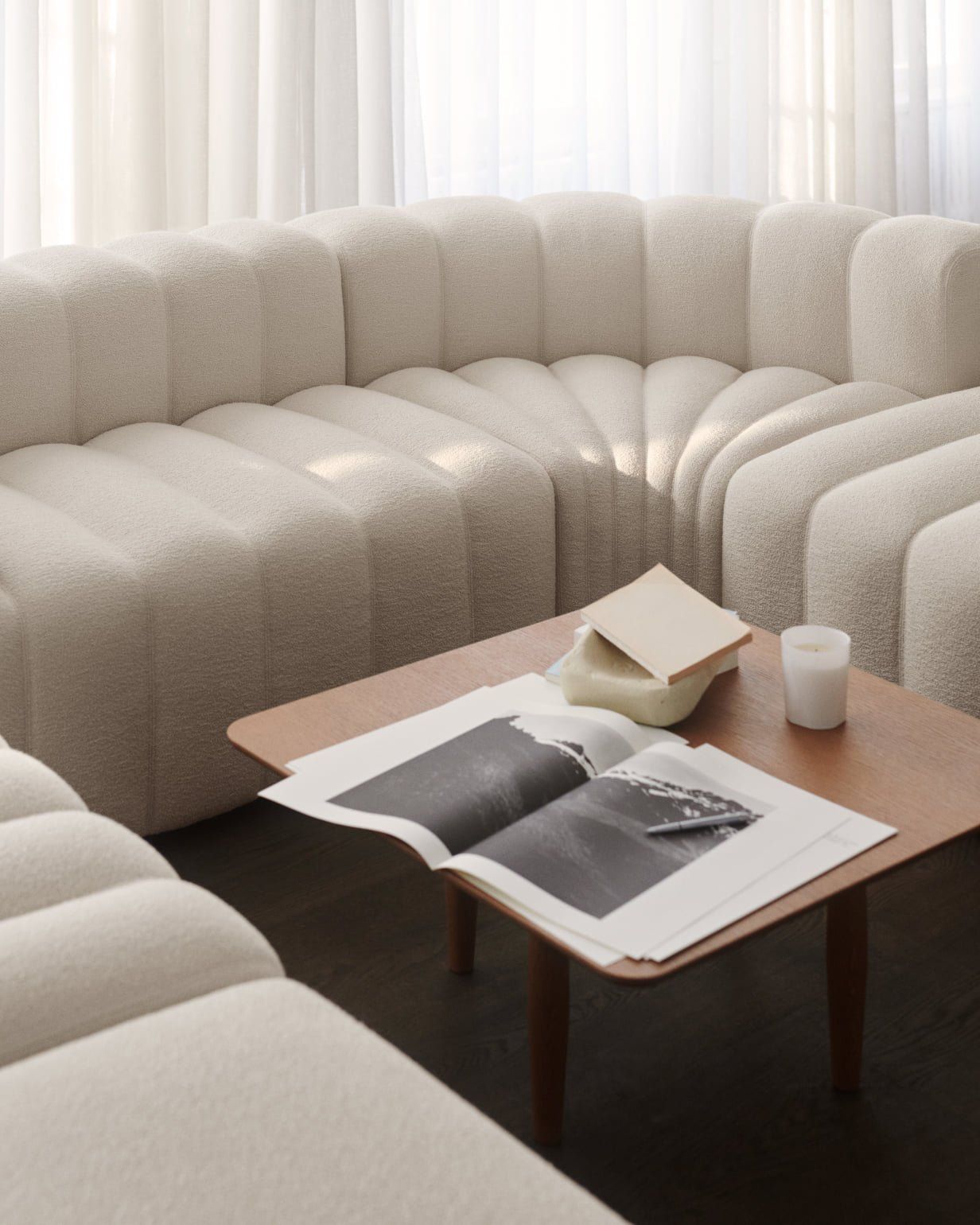 Sofa góc L phòng khách Soho Bắc Âu Rubies House