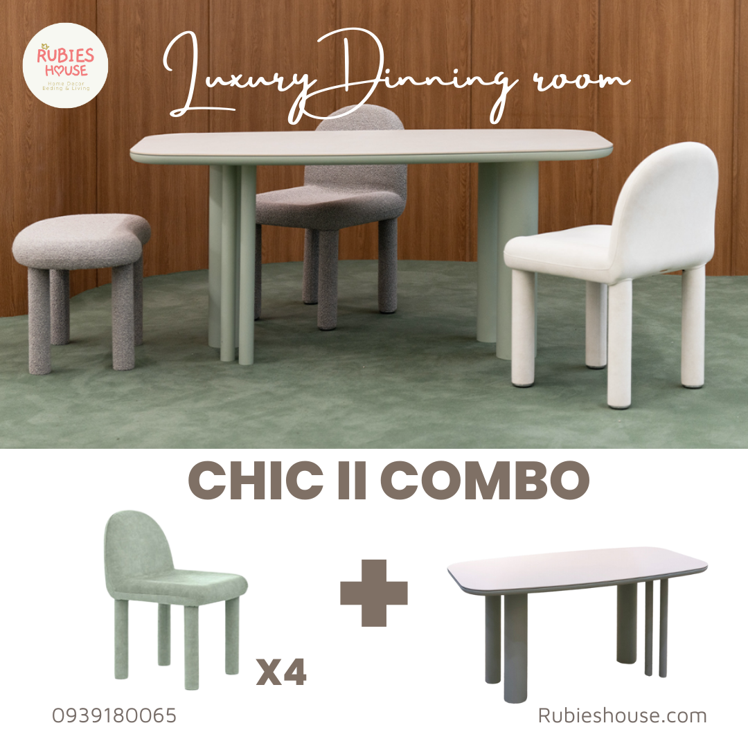 COMBO CHICTWO - Combo phòng ăn Rubies House