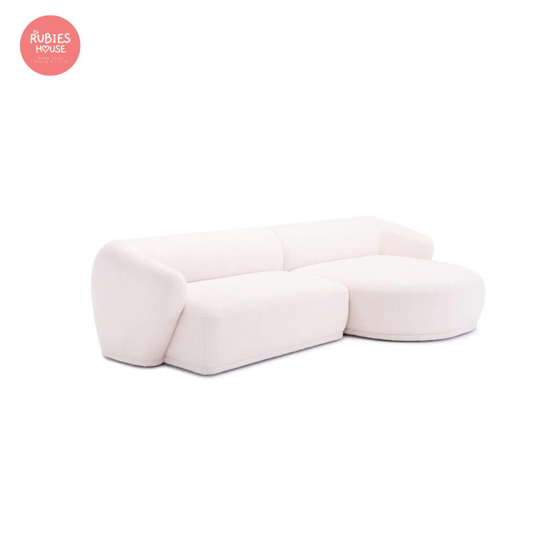 Sofa góc L phòng khách Rene Bắc Âu Rubies House
