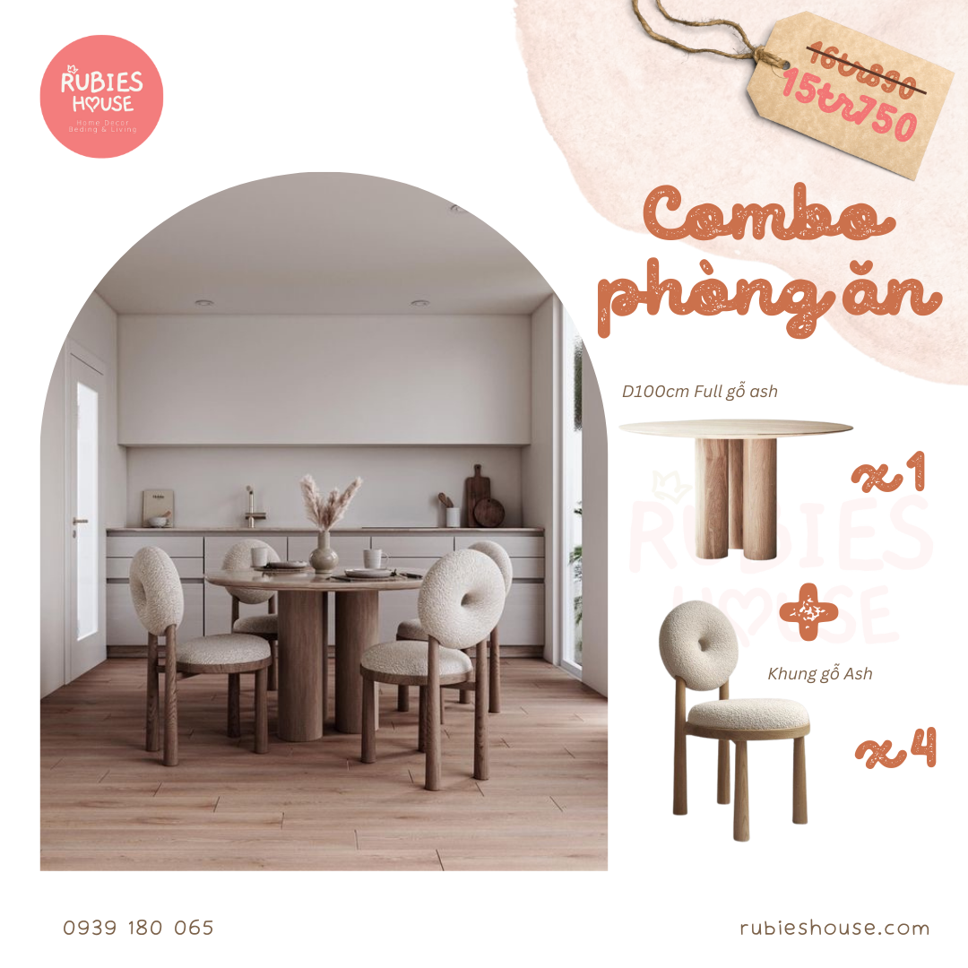COMBO ELEPHANT 2- Combo phòng ăn Rubies House