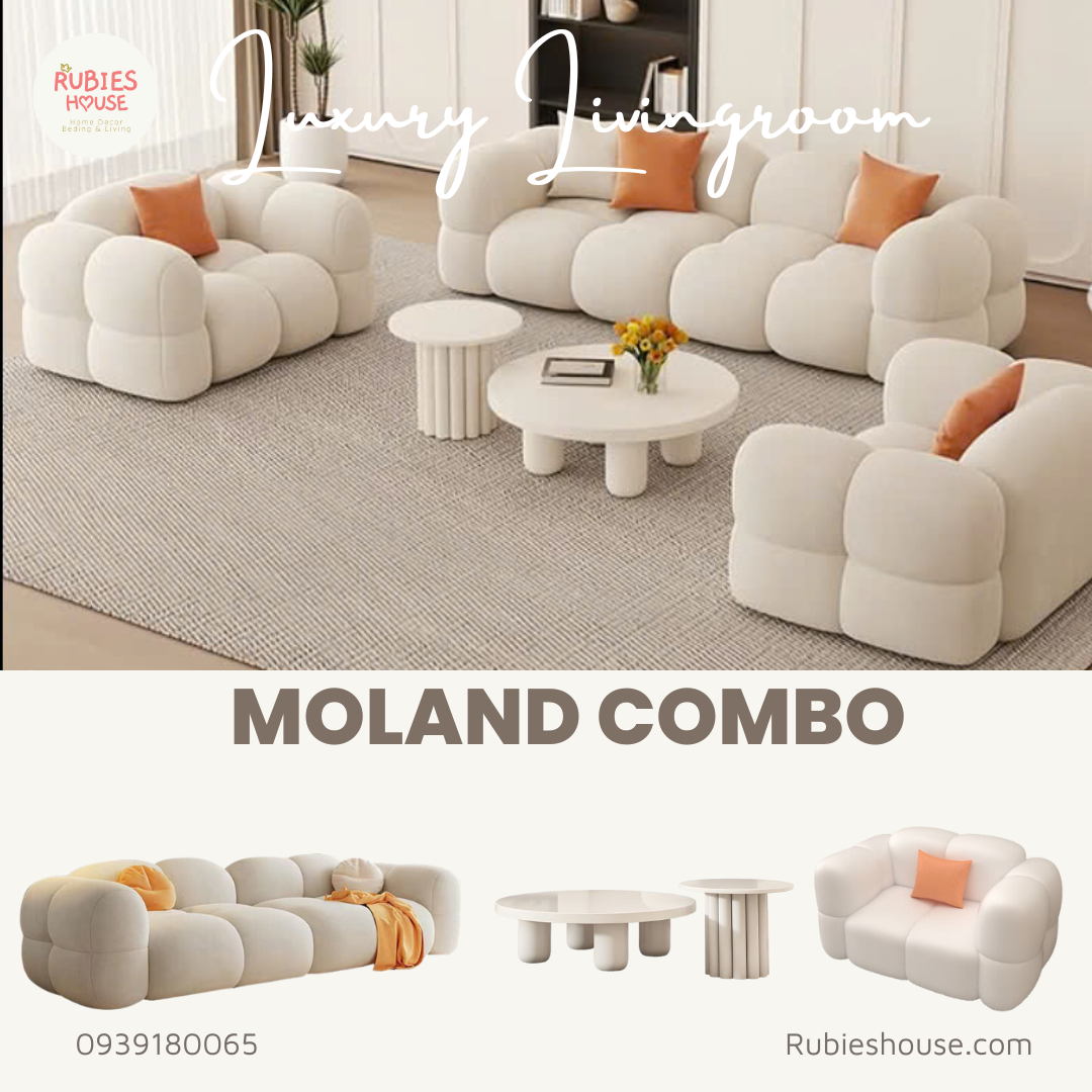 COMBO MOLAND - Combo phòng khách Rubies House
