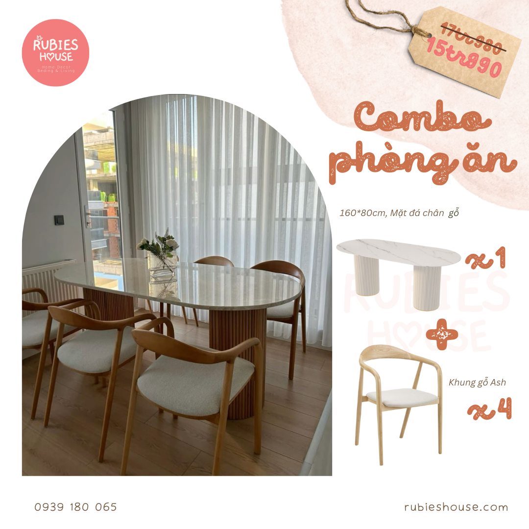 COMBO O LEGS 2- Combo phòng ăn Rubies House