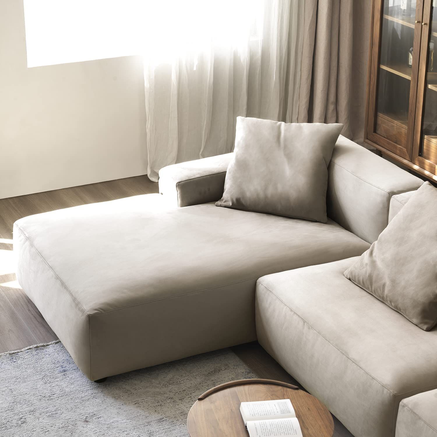 Sofa góc L phòng khách Acanva Bắc Âu Rubies House