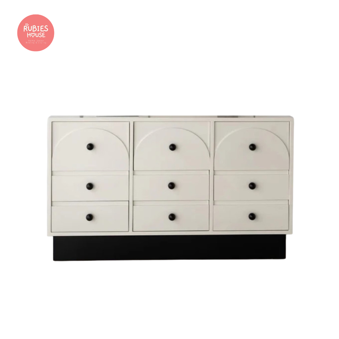 Tủ Console Milky, Tủ kệ trang trí Rubies House