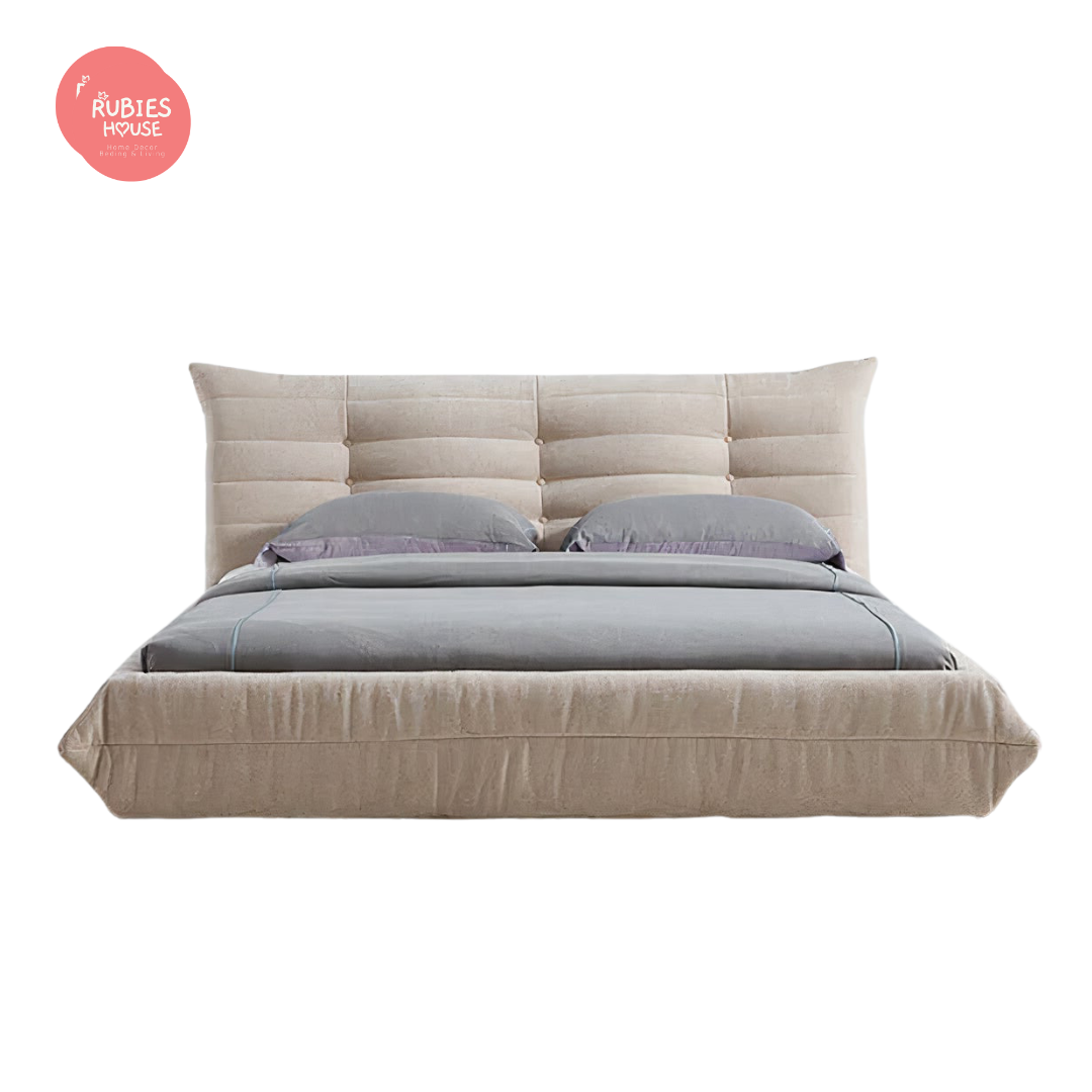Giường ngủ bọc nệm cao cấp Togo Bed phong cách Bắc Âu Rubies House