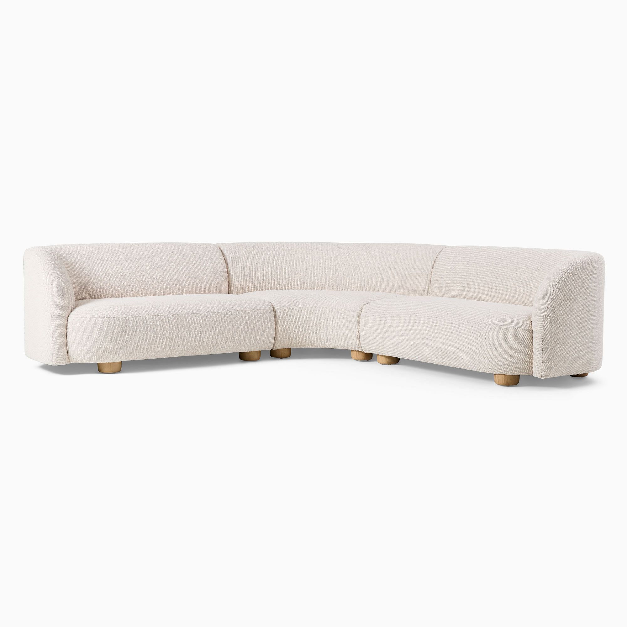 Sofa góc L phòng khách Pio Bắc Âu Rubies House