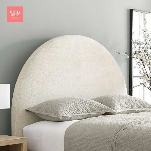 Giường ngủ bọc nệm Emily Bed phong cách Bắc Âu Rubies House
