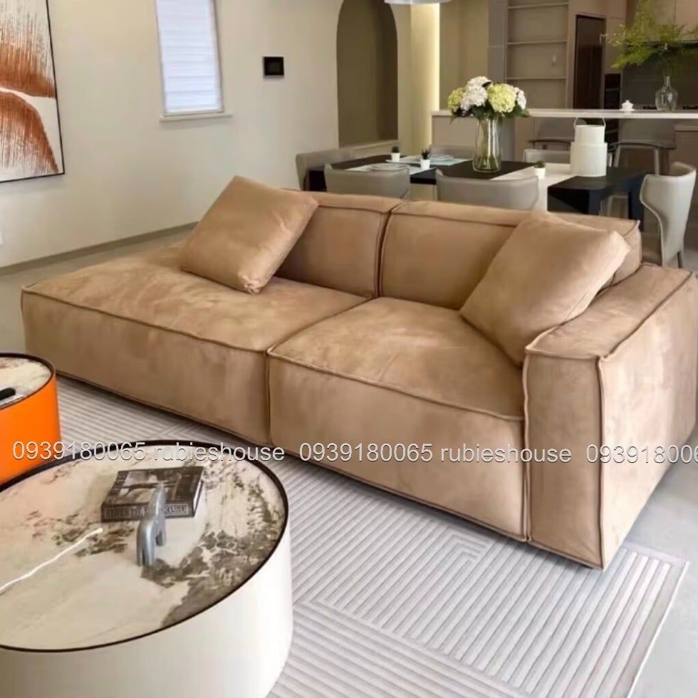Sofa HOPE, sofa lông cừu hiện đại Rubies House