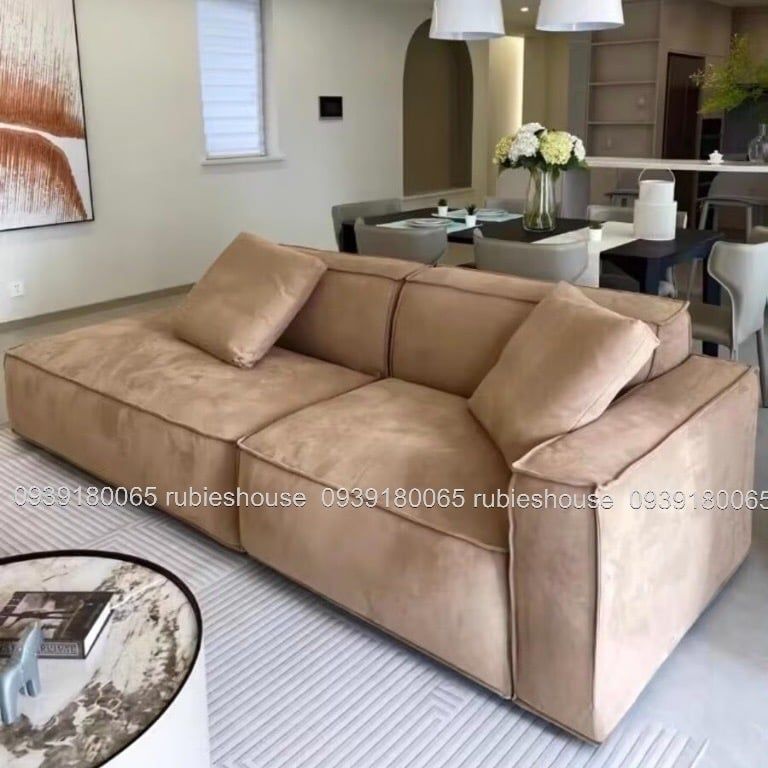 Sofa HOPE, sofa lông cừu hiện đại Rubies House