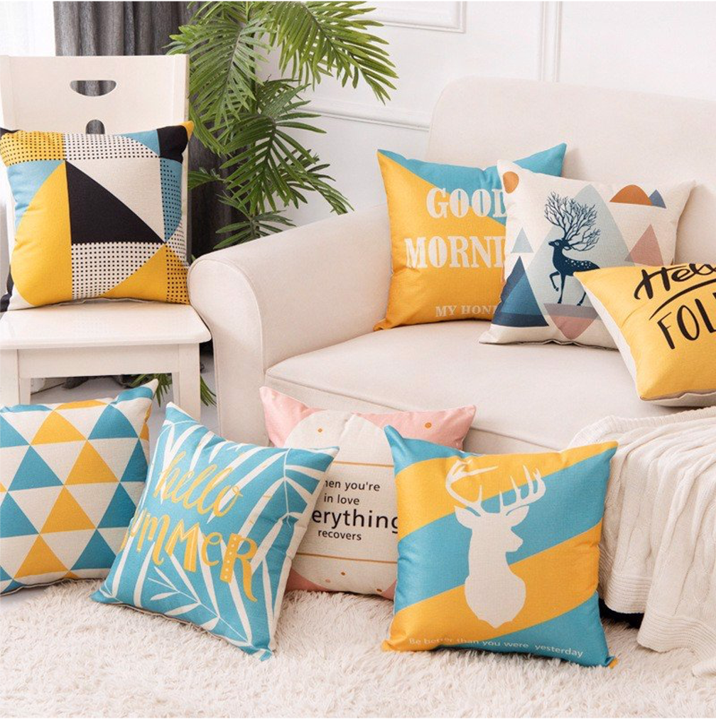 Gối vuông, gối tựa lưng, gối sofa 2
