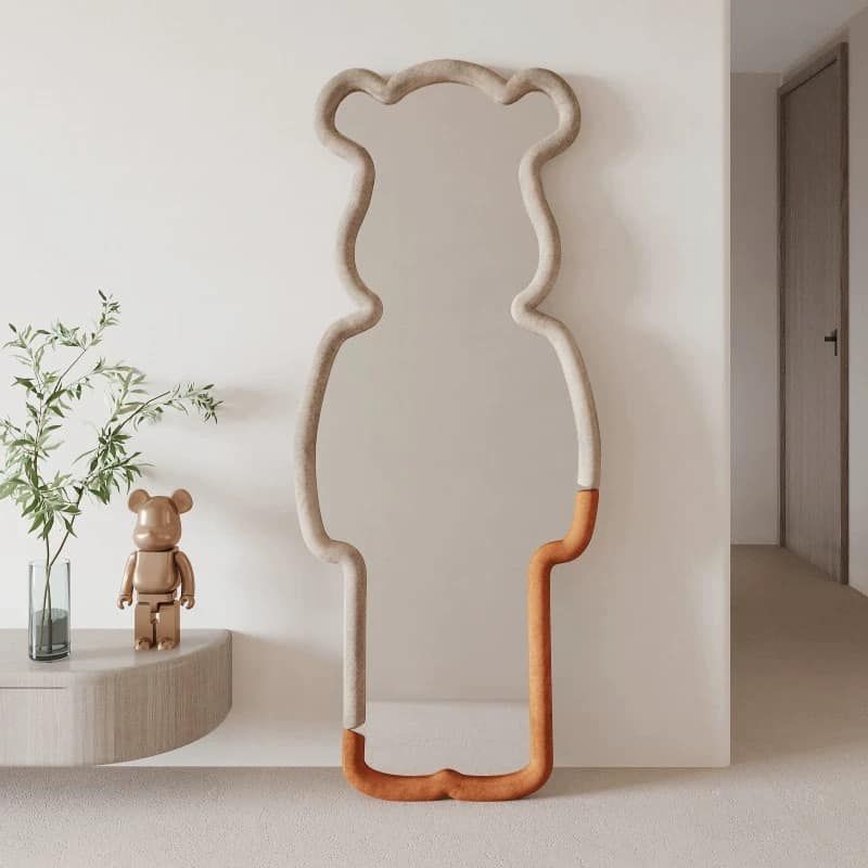 Gương Soi Bear Mirror Gương Lượn Bộc Nỉ Rubies House