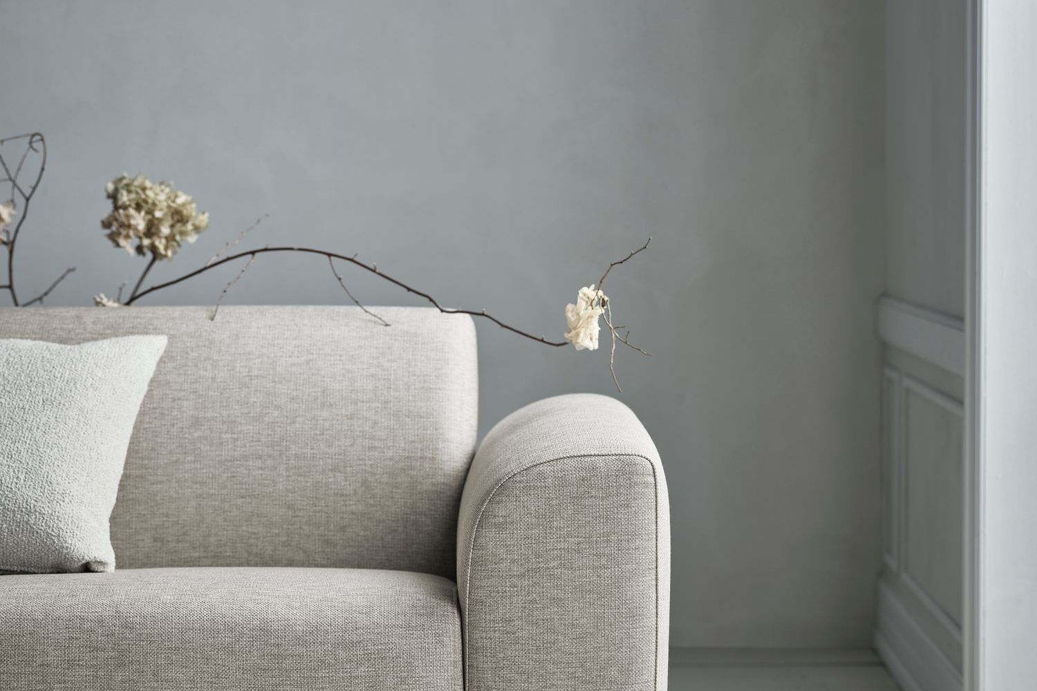 Sofa góc L phòng khách Blend Sofa Bắc Âu Rubies House
