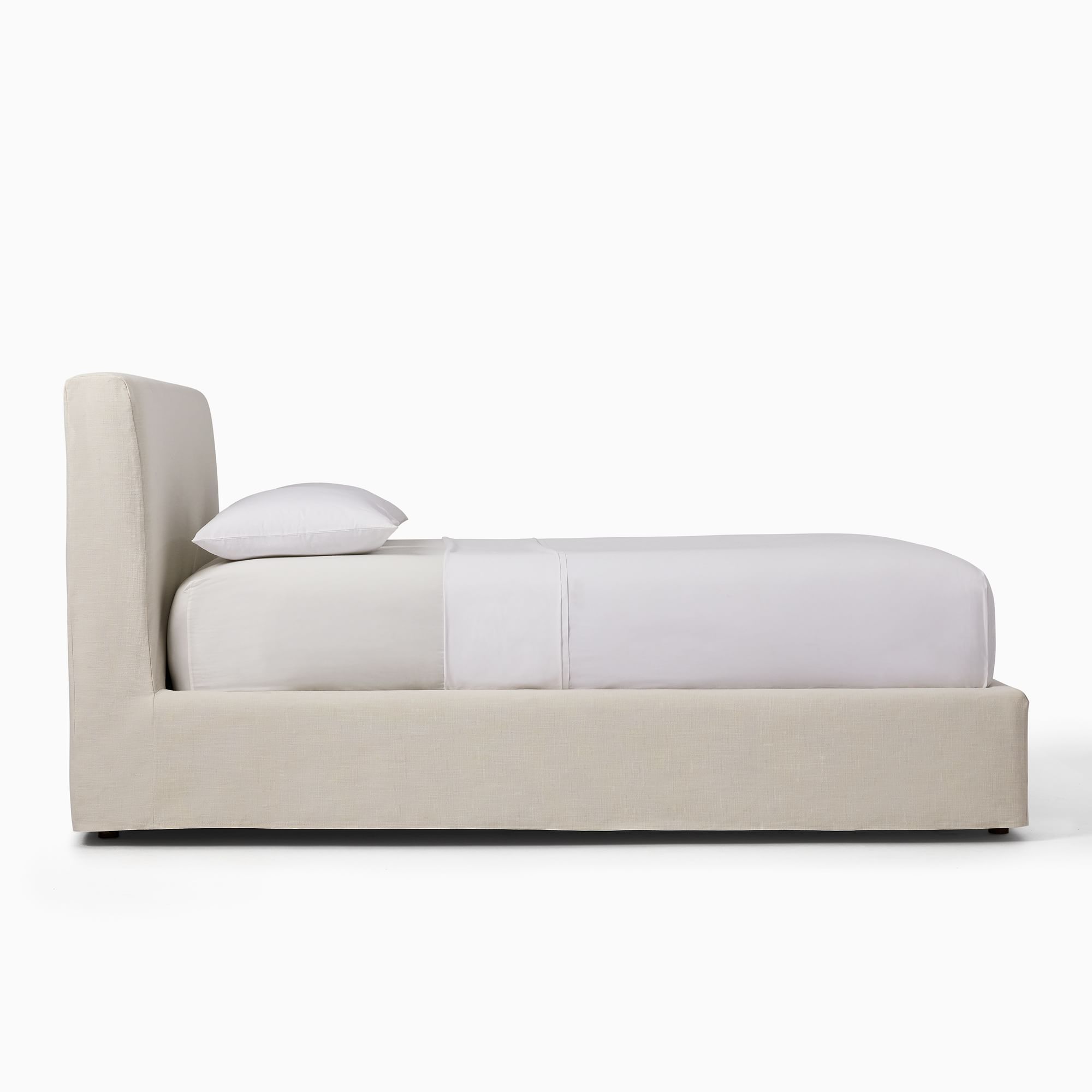 Giường ngủ bọc nệm cao cấp Haven Bed phong cách Bắc Âu Rubies House