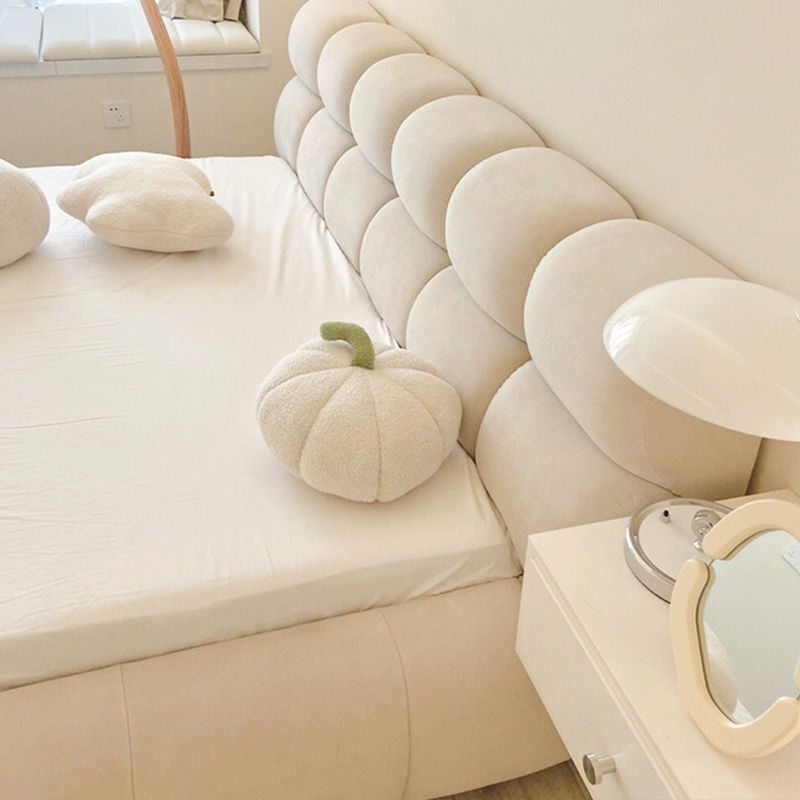 Giường ngủ bọc nệm cao cấp Nancy Bed phong cách Bắc Âu Rubies House