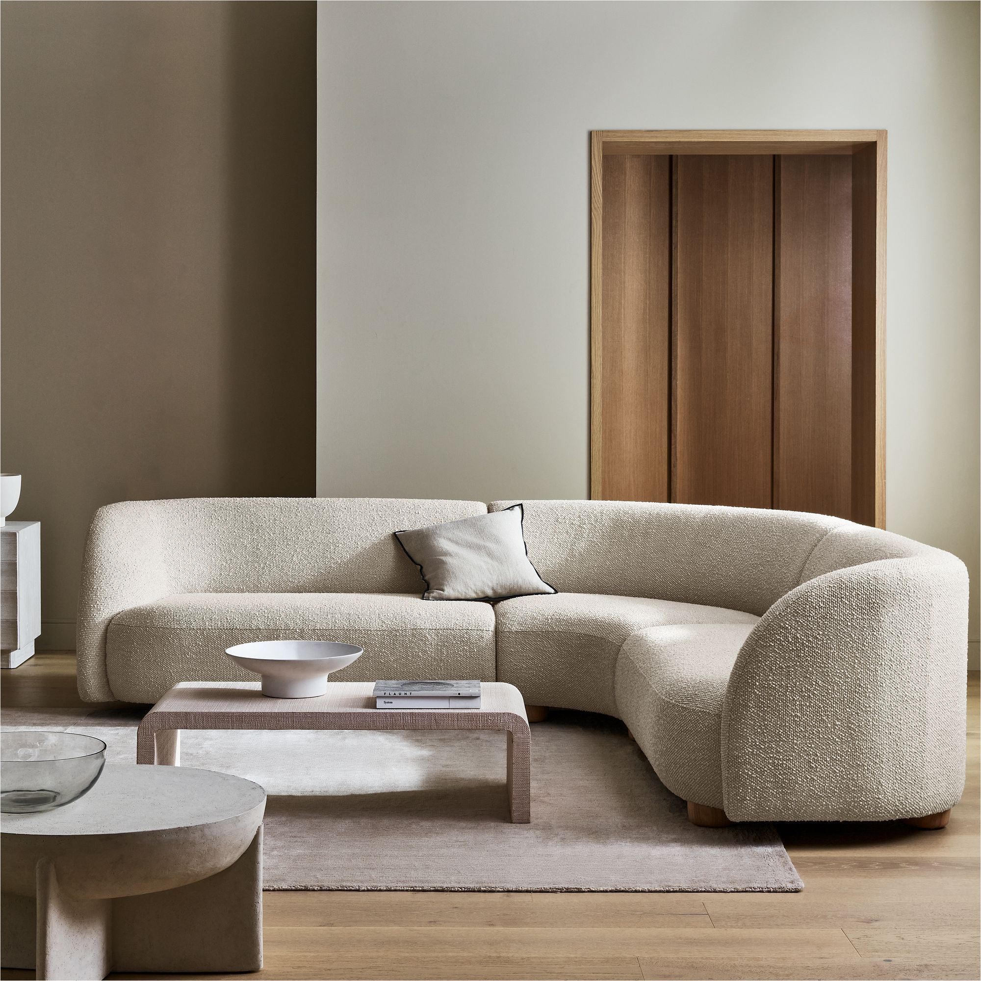 Sofa góc L phòng khách Pio Bắc Âu Rubies House
