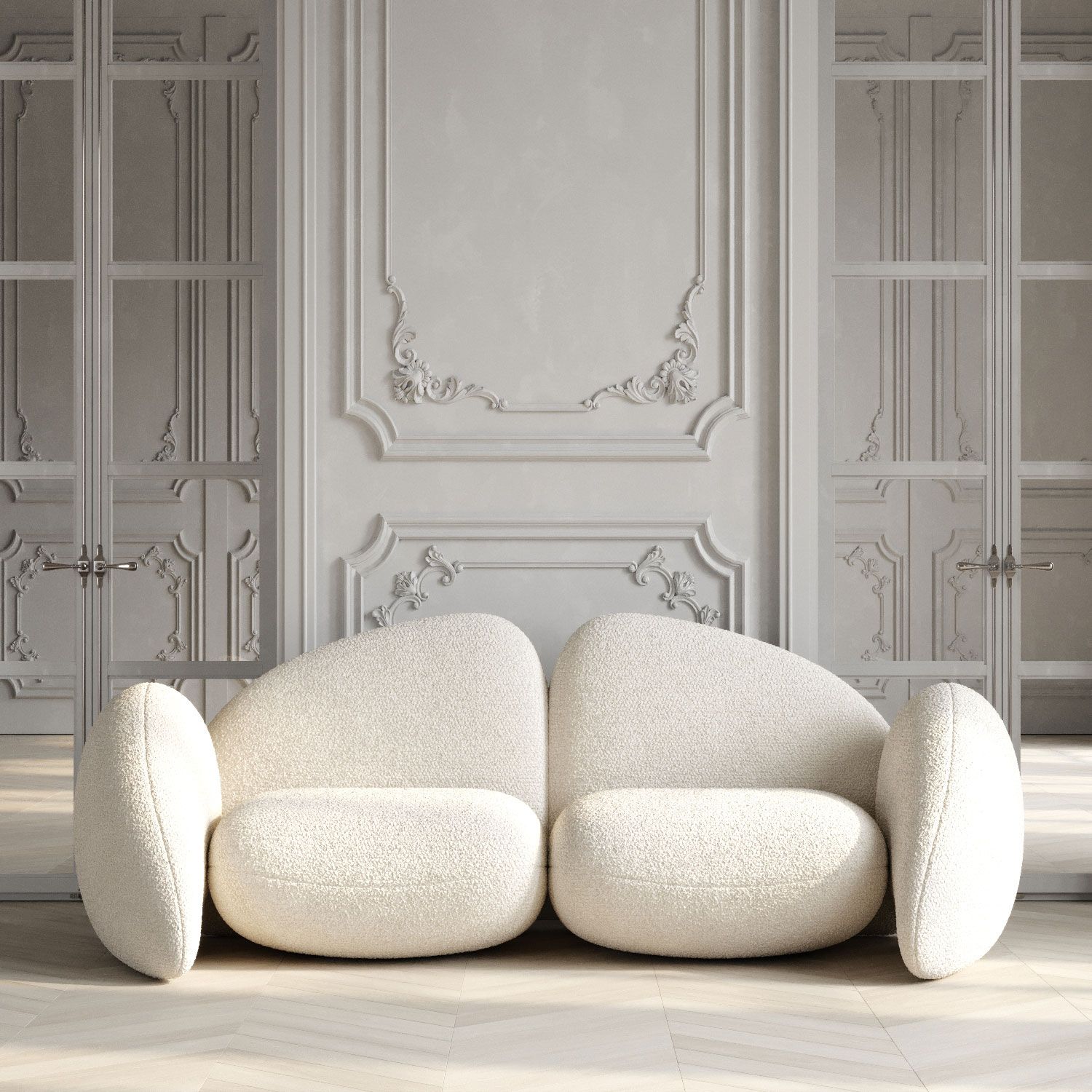 Sofa cao cấp Lithos Bắc Âu Rubies House