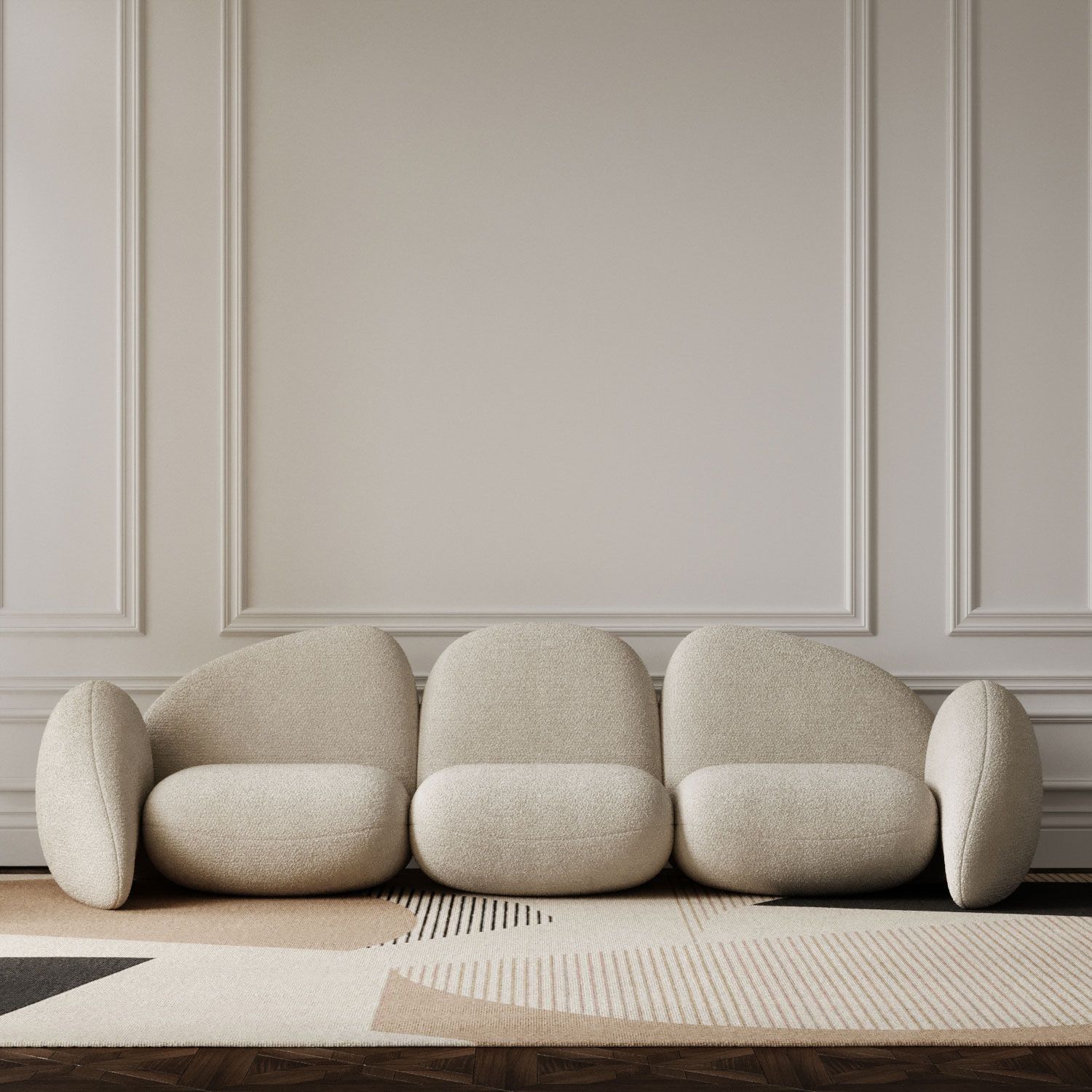 Sofa cao cấp Lithos Bắc Âu Rubies House
