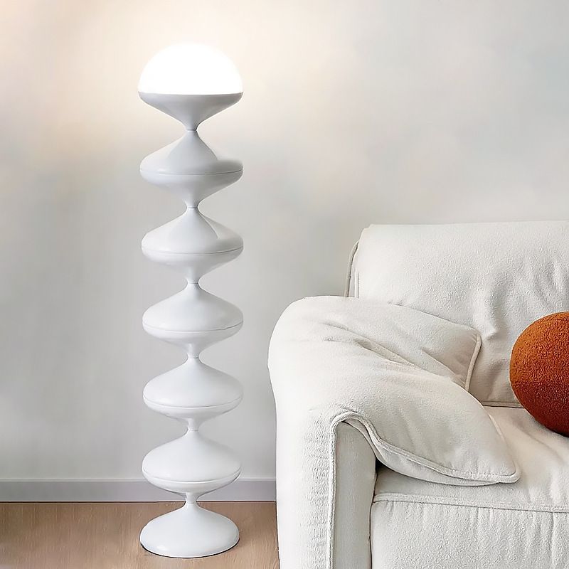 Đèn sàn sofa Cream - White phòng khách Rubies House