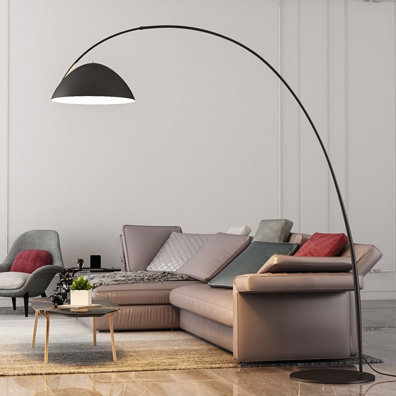 Đèn sàn sofa Arc phòng khách Rubies House