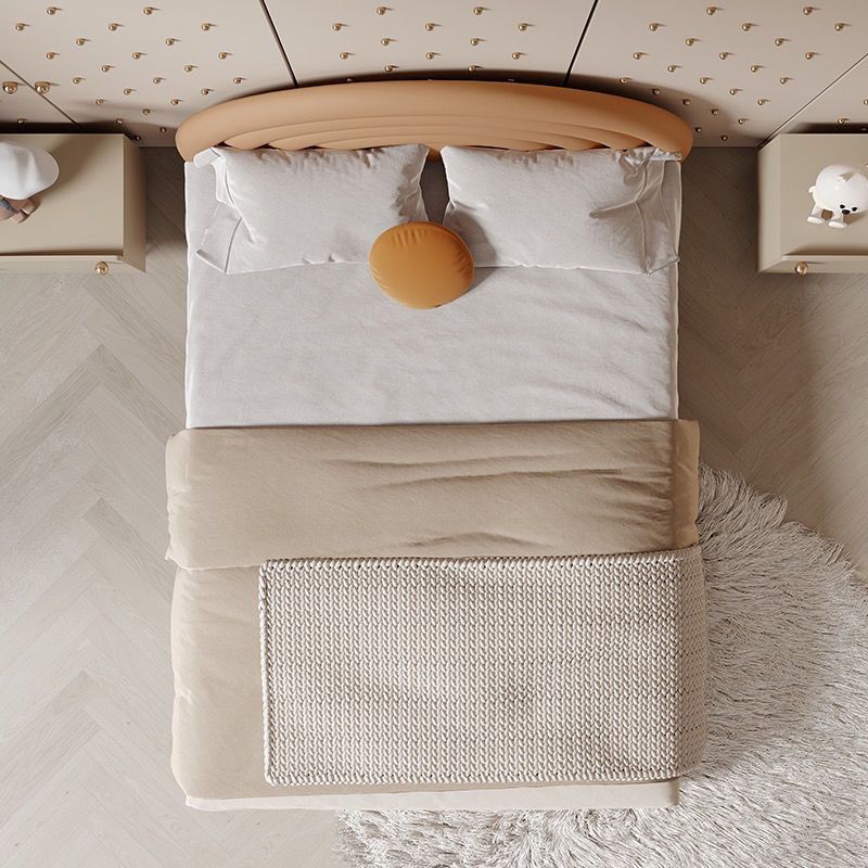 Giường ngủ bọc nệm cao cấp Kamil Bed phong cách Bắc Âu Rubies House