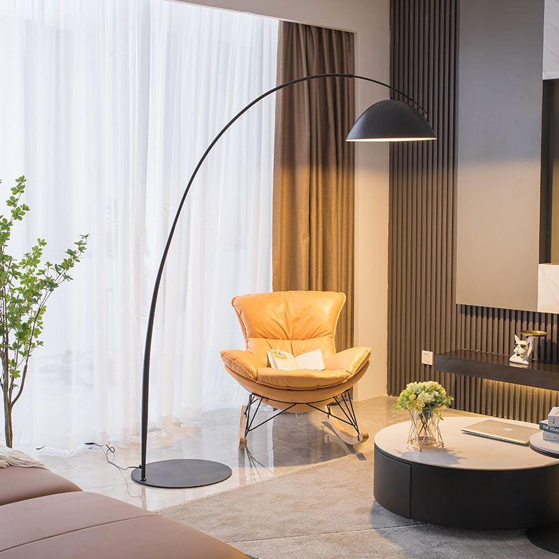 Đèn sàn sofa Arc phòng khách Rubies House