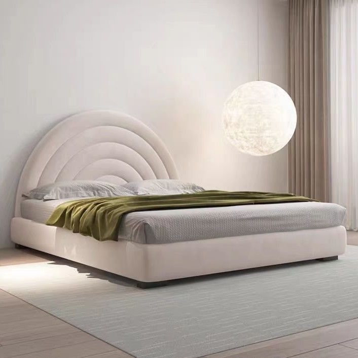 Giường ngủ bọc nệm cao cấp Kamil Bed phong cách Bắc Âu Rubies House