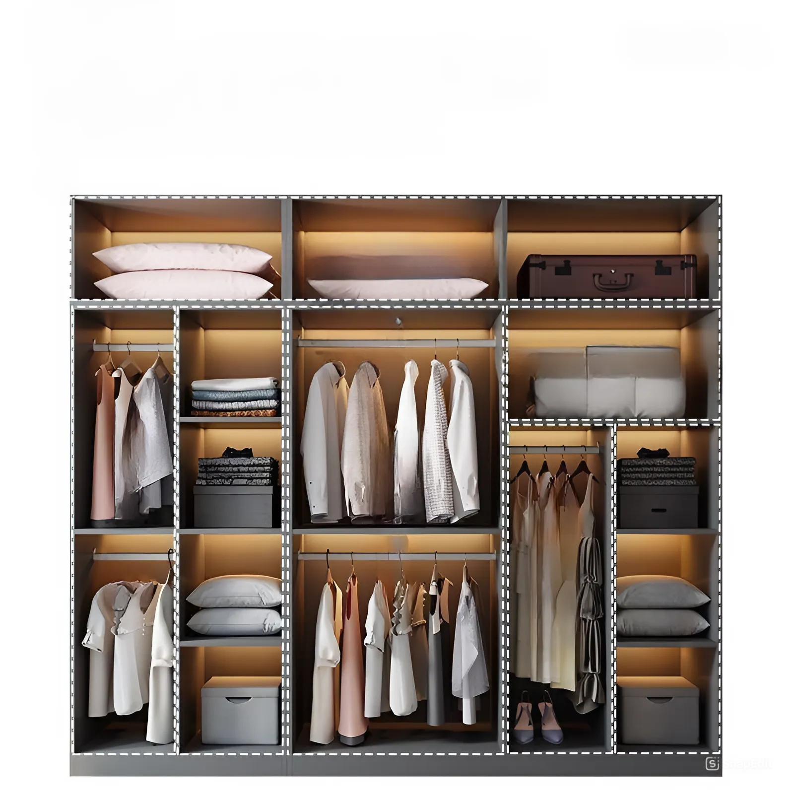 Tủ quần áo Wardrobe hiện đại Rubies House