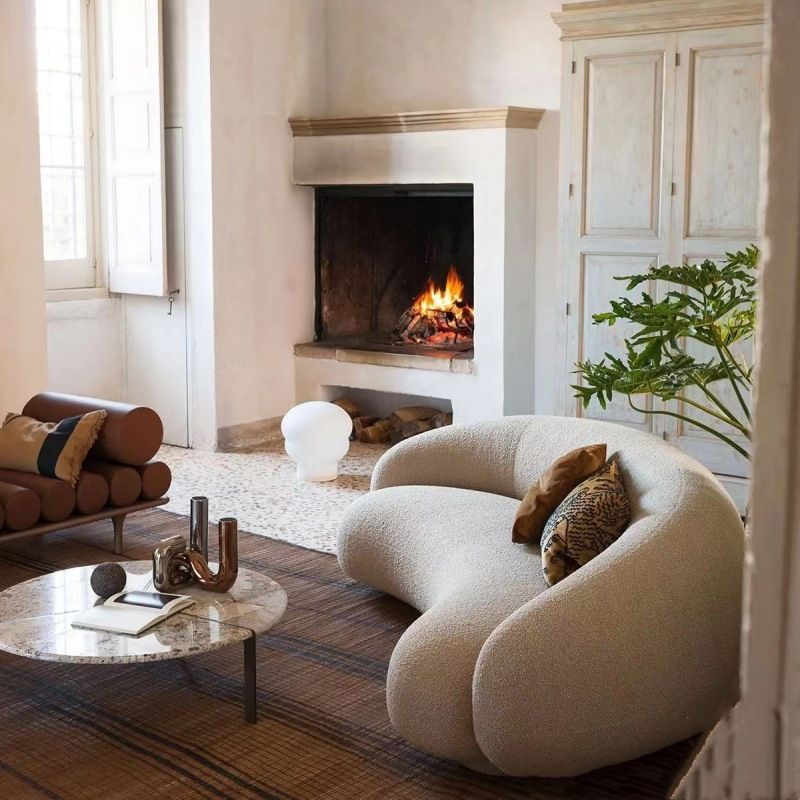Sofa cong Curved hiện đại Rubies House