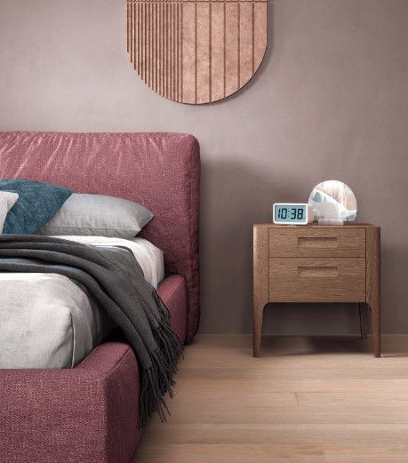 Giường ngủ bọc nệm cao cấp Cama Bed phong cách Bắc Âu Rubies House